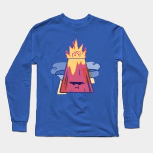 Angry Volcano Long Sleeve T-Shirt